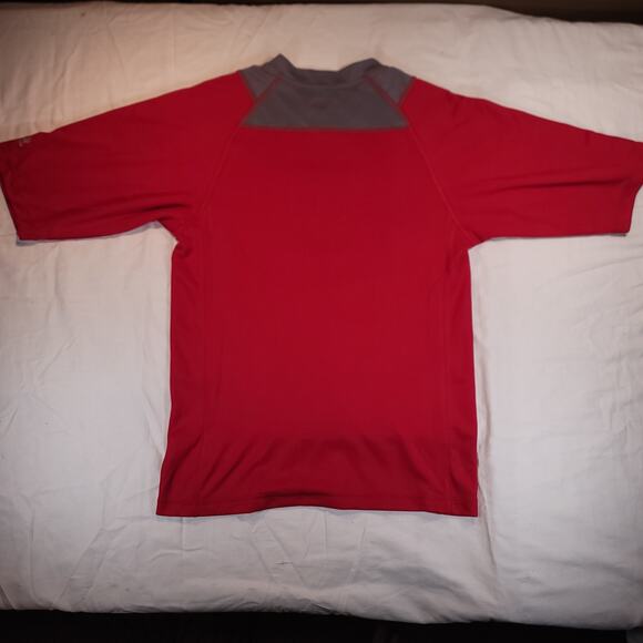 MLB Texas Rangers Casual Graphic Baseball T Shirt Mens Size Small S Red - Picture 9 of 9